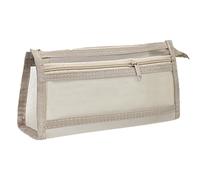 HPONEZJ Pencil Case Transparent Mesh Pencil Case Colourful Pencil Case Large Capacity Pouch Bag 2 Compartments Pen Bag Office School Pencil Bag School Pencil Case for Children Teenagers Adults,