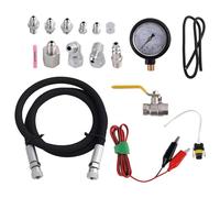 Hpop Test Tool High Pressure & Air Leak Test Gauge Tool Kit for Ford 6.0L & 7.3L Powerstroke 1994-2007, for International VT365 & T444E 1994-2007, for CAT 3126B 3126E C7 1997-2006