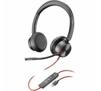 POLY Blackwire 8225 Stereo USB-C Headset +USB-C/A Adapter