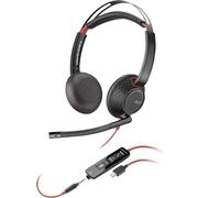 HPP HP Poly Blackwire C5220 Wired Headset with Microphone, USB-C and 3.5 mm Stereo