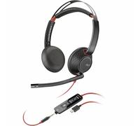 HP Poly Blackwire C5220 Wired Headset with Microphone, USB-C and 3.5 mm Stereo