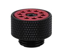 HPQF S1A Computer Water Cooled Automatic Air Evacuation Valve, Easy Install, Auto Exhaust, with Black+Red Design, for High Performance Gaming PCs (black+red)