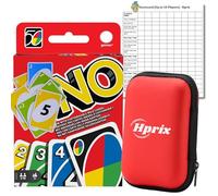 Hprix Card Game Bundle Case + 5 Scorecards | Classic Card Game for Travel, Game Night & Family Fun | Kids Card Games, Adult Card Games, Travel Games, Extreme, Skip-Bo, Phase 10