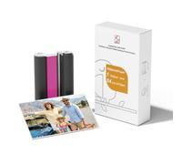 HPRT 4x6 Photo Printer Paper & Ribbon for CP4100, 54 Sheets & 1 Ribbon | For CP4000L/CP6000; Also Fits iDPRT, PRT, Yoton, Heyphoto Printers; Ribbon Ink Cartridge Refill; 4-pass Printing