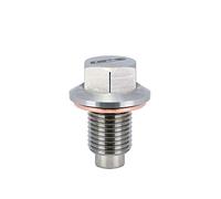 HPS Performance Stainless Steel Magnetic Oil Drain Plug Bolt MDP-M14x150, Metallic