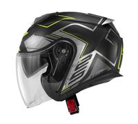 HPS X.25 TRACE - Size 54/XS matt black/titanium/yellow
