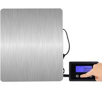 HPTHLY 180Kg/50G Postal Scales High Precision Commercial Electronic Scale Lcd Display Tare Function Stainless Steel Multifunctional Weighing Platform