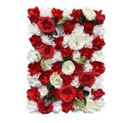 HPTHLY 23.62X15.75 Inch Flower Panels Artificial Flowers Wall Screen, Suitable For Home Wedding Outdoor Wall Decoration,1pcs