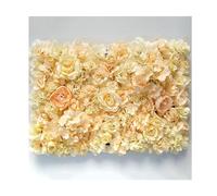 HPTHLY 23.6X15.7 Inches Artificial Flower Wall, Flowers Wall Silk Rose, For Weddings Party Stage Background Decoration,1pcs