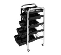 HPTHLY 5-Drawer Hairdressing Trolley On Wheels - Professional Barber Cart For Salon & Beauty, Rolling Hairdresser Storage Nizer For Easy Access & Mobility