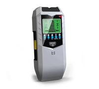 HPTHLY 5 In 1 Lcd Electronic Detector Current Metal Ac Live Wires Detection Wall Stud Finder Sensor Wall Scanner (Silver 1)