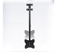 HPTHLY Adjustable Ceiling Tv Mount Bracket - Tilt And Swivel Tv Ceiling Mount Fits Most 14-32Inch Lcd Flat Screen Tvs 30° Flip Down 3 Installation Methods,Black