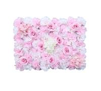 HPTHLY Artificial Flower Wall Panel Backdrop, For Party Wedding Backdrop Floral Decoration Panel,1pcs