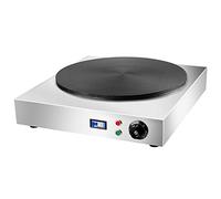 HPTHLY Commercial Crepe Maker, Pancake And Crepe Maker Frying Non-Stick Electric Crepe Maker Pan, Suitable for Food Stalls,40cm ()