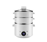HPTHLY Electric Steamer Multifunctional Small Household Automatic Power-Off Steaming Artifact Steamer Steamer