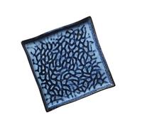 HPTHLY Enamel Plates Japanese Serving Tray Pie Plates Enamel Sushi Platter Sushi Serving Ceramic Dinner Plates Decorative Tray Ceramic Fish Plates Dishes Tray Pasta Tableware,As Shown-24.6 * 2.6cm