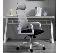 HPTHLY Ergonomic Office Gaming Computer Desk Chair Adjustable Height 360° Swivel Mesh Home Chair With Lumbar Support High Back Armrests Ultimate Comfort And (Grey-A)