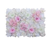 HPTHLY Flower Panels, Wall Screen Artificial Flowers Floral Backdrop Wedding Decor Photo Photography Background Home Decoration, 23.6X15.7Inch,1pcs