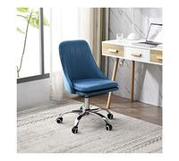 HPTHLY High Back Mesh Home Office Chair Adjustable Swivel Desk Chair With Thick Cushion Pad For Comfort Blue Color Ergonomic Computer Desk Chair For Home Off(Blue-#2)
