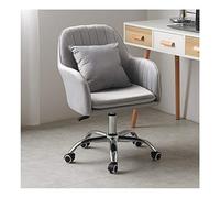 HPTHLY High Back Mesh Home Office Chair Adjustable Swivel Desk Chair With Thick Cushion Pad For Comfort Blue Color Ergonomic Computer Desk Chair For Home Off(Grey-#1)