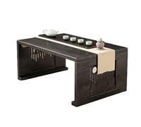 HPTHLY Japanese Floor Tea Table Floor Sitting Table Foldable Japanese Coffee Table Low Table for Sitting On The Floor,Altar Table for Meditation (A 120x50x36cm)