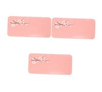 HPTHLY Japanese Sushi Plate 1pc Sushi Plate Ceramics Salad Snack Plate Appetizer Plates,Pinkx3pcs-28X13X1CMx3pcs