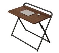 HPTHLY No Assembly Folding Desk,Portable Foldable Desk for Small Spaces, Hided Computer Desk for Writing, Studying, Gaming and Office