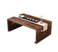HPTHLY Portable Floor Sitting Table, Japanese Floor Tea Table, Foldable center Coffee Table, Low Table for Sitting On The Floor, Altar Table for Meditation (A 70x40x31cm)