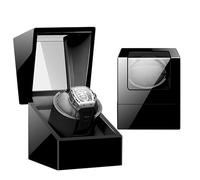 HPTHLY Single Automatic Watch Winder For 1 Watch Self-Winding Mechanical Watch Display Storage Box Watches Rotation Storage Case Display Box With Quiet Motor For Men A