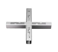 HPTHLY Stainless Steel Trench Drain Kit - Heavy Duty Drainage Channels & Grating For Garden Sidewalk Parking Bathroom Patio & Deck - 24X11.5X10.5Cm Drain Gra(Sier-25 * 3.5 * 3Cm(A))