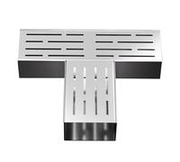 HPTHLY Stainless Steel Trench Drain Kit - Heavy Duty Drainage Channels & Grating For Garden Sidewalk Parking Bathroom Patio & Deck - 24X11.5X10.5Cm Drain Gra(Sier-24 * 11.5 * 15 * 5Cm)