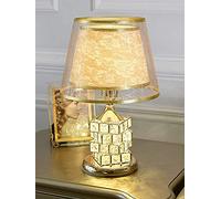 HPTHLY Table Lamps For Lounge 2 Modes European-Style Table Lamp Bedroom Bedside Lamp Warm Creative Simple Modern Romantic Wedding Room Pvc Crystal Table Lamp(Remote Control)