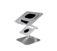 HPTHLY Three Layer Standing Office Stand Notebook Bracket Computer Phone Holder Aluminum Alloy Adjust The Cooling Bracket(Silvery)