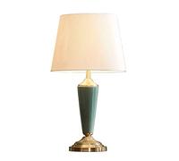 HPTHLY Vintage Bedside Lamp Postmodern Ceramic Table Lamp Bedroom Bedside Table Lamps Household Cozy Room Reading Lamps Office Lamp Table Lamps For Bedroom,A(B-Remote Control Switch)