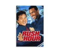 HPVCGRF Rush Hour Posters Vintage Wall Art Canvas Aesthetic Poster Music And Movies Decorative Painting for Living Room Bed Room 12x18inch(30x45cm) Unframe-style