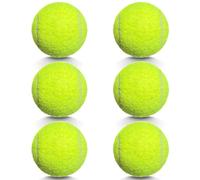 HPWFHPLF Tennis Balls, 6 Pack Advanced Practice Tennis Ball for Beginner, Training Playing Tennis Ball for Pets Dogs (Yellow)