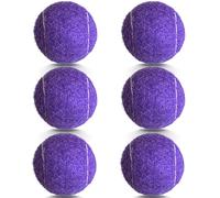 HPWFHPLF Tennis Balls, 6 Pack Advanced Practice Tennis Ball for Beginner, Training Playing Tennis Ball for Pets Dogs (Purple)