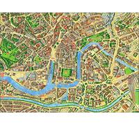 HPY Cityscapes Street Map Of Bristol 400 Piece Jigsaw Puzzle 470mm x 320mm (hpc)