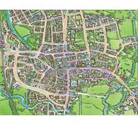 HPY Cityscapes Street Map Of Oxford 400 Piece Jigsaw Puzzle 470mm x 320mm (hpc)