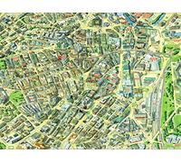 HPY Cityscapes Street Map Of Sheffield 400 Piece Jigsaw Puzzle 470mm x 320mm (hpc)