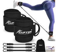 HPYGN Ankle Resistance Bands, Ankle Resistance Bands with Cuffs, Exercise Bands for Working Out, Leg Glutes Training Home Gym Workout Equipment for Women, Kick Back Ankle Strap for cable machines