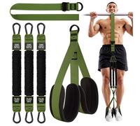 HPYGN Pull Up Assistance Bands, Heavy Duty Pull Up Bands, Height Adjustable Strap & Comfortable Foot Strap, Pull Up Bar Assistance Bands Strength Tra