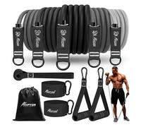 HPYGN Resistance Bands, 200 LBS Workout Exercise Bands with Handles Door Anchor Portable Bag Legs Ankle Straps for Resistance Training Muscle Exercise Physical Therapy Home Workouts