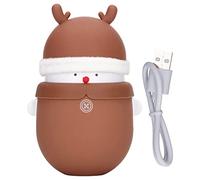HPZIHUIT 2 in 1 Hand Warmer Power Bank USB Rechargeable 6000mAh Two Temperature Adjustment for Winter Commute Gift (Deer)