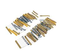 HPZIHUIT 300PCS 1/4W 1% Carbon Film Resistors Kit 10 to 1M Ohm 30 Values Metal Resistors with Individually Labeled