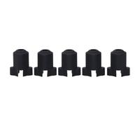HPZIHUIT 5 Pcs 3D Printer Hotend Silicone Sock Black High Temperature Resistant Thermal Insulation Anti Scald Heater Block Cover