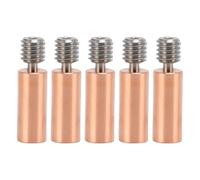 HPZIHUIT 5PCS Bi Metal Heat Break Replacement for Flying Bear Ghost 5 6 3D Printer Ti Alloy M6 Thread HeatBreak Throat