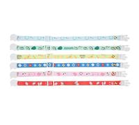 HPZIHUIT 6pcs Cat Collar Cute Safety Adjustable Cat Collars Set with Bell for Small Cats Dogs