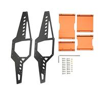 HPZIHUIT Aluminum Alloy RC Car Frame Body Shell Roll Cage 1/24 RC Car Upgrade Parts for Axial SCX24 (Orange)