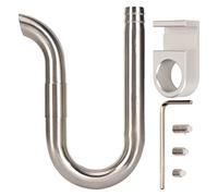 HPZIHUIT Aquarium Outflow Pipe 360 Degree Rotatable Water Outlet 304 Stainless Steel Mini Fish Tank Outlet Pipe (16MM)